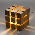 купить деревянный кубик-ночник 3x3x3 (usb)