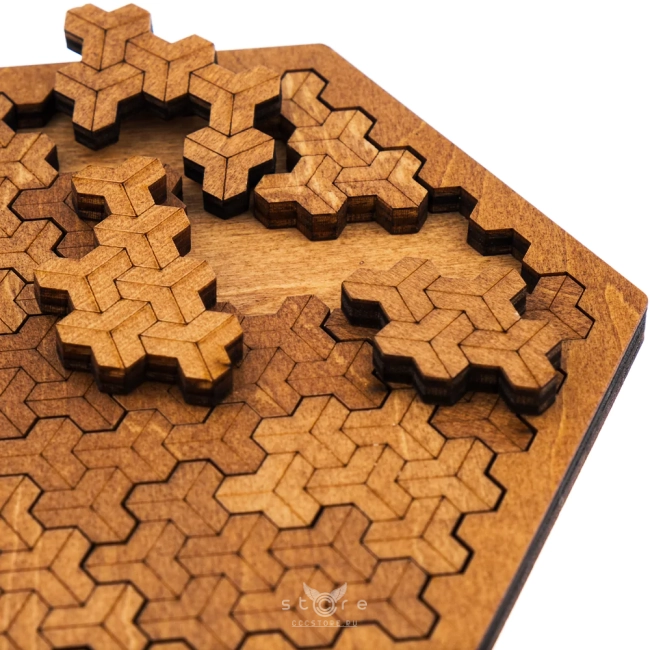 купить головоломку деревянная головоломка hexagon puzzle