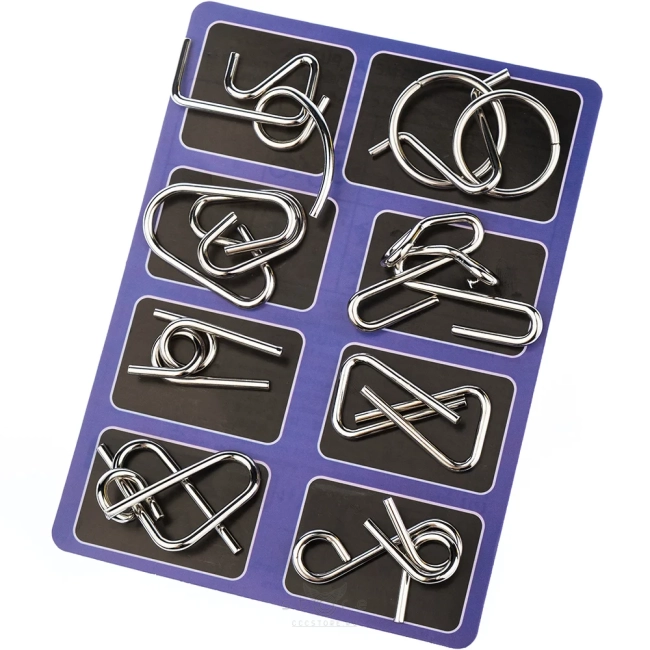 купить головоломку набор металлических головоломок 8