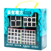 Z-cube 2x2x2-5x5x5 SET Цветной с карбоновыми вставками