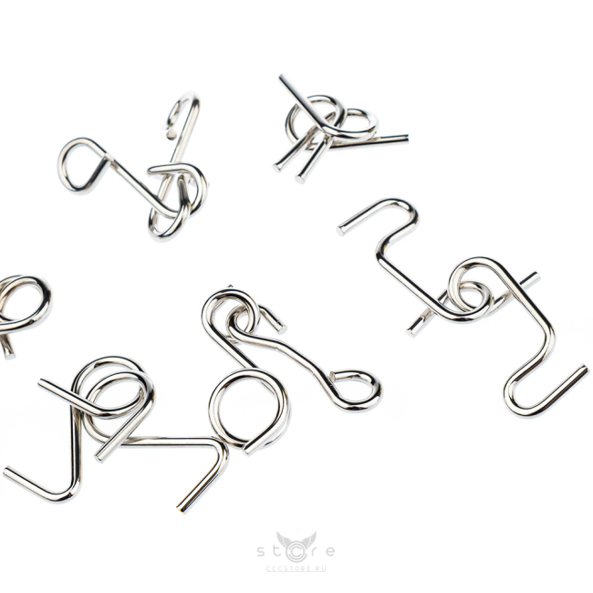 купить головоломку набор металлических головоломок 8