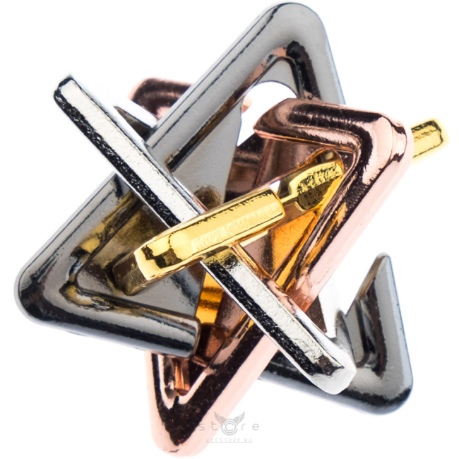 купить головоломку металлическая головоломка треугольники