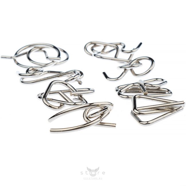 купить головоломку набор металлических головоломок 8