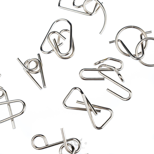 купить головоломку набор металлических головоломок 8