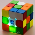 купить кубик Рубика moyu 3x3x3 super weilong v2 ai 8-magnet ball core maglev uv