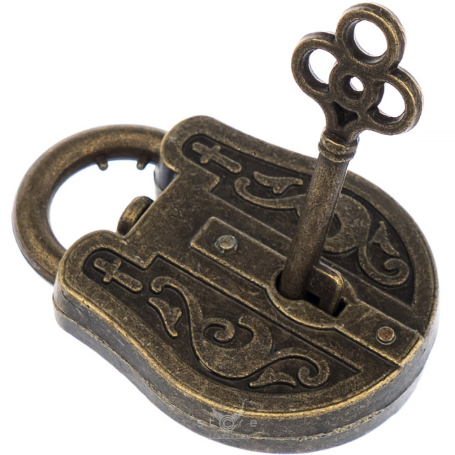 купить головоломку металлическая головоломка замок с ключом