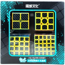 купить кубик Рубика moyu 2x2x2-5x5x5 meilong set carbon