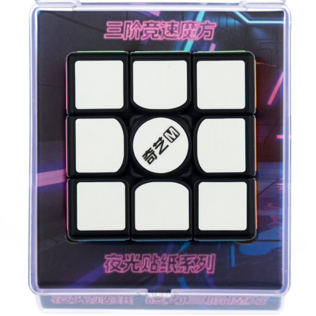 купить кубик Рубика qiyi mofangge 3x3x3 m (fluorescent stickers)