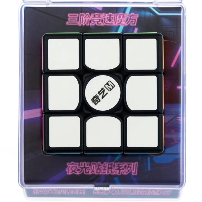 купить кубик Рубика qiyi mofangge 3x3x3 m (fluorescent stickers)