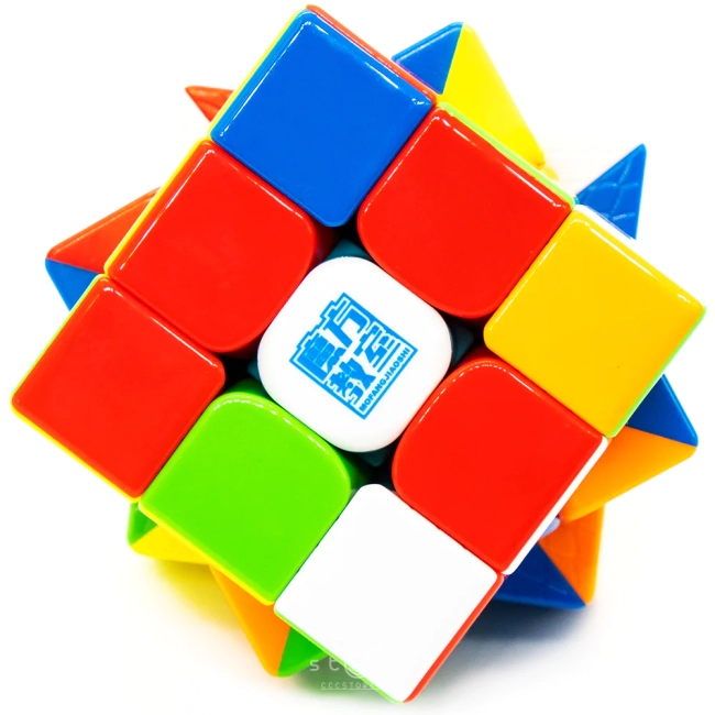 купить кубик Рубика moyu 3x3x3 rs3 m v5 (ball core uv + robot display box)