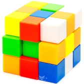 YuXin Luban Lock Puzzle 3x3x3 Цветной пластик