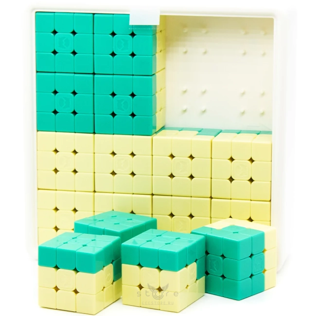купить кубик Рубика gan mg3 328 mosaic cube bundle 4x4 (16 кубиков)