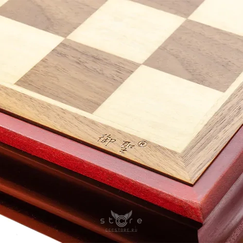 купить деревянные шахматы с металлическими фигурами
