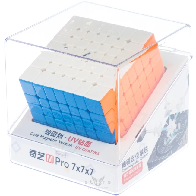 купить кубик Рубика qiyi mofangge 7x7x7 m pro (ball-core uv)