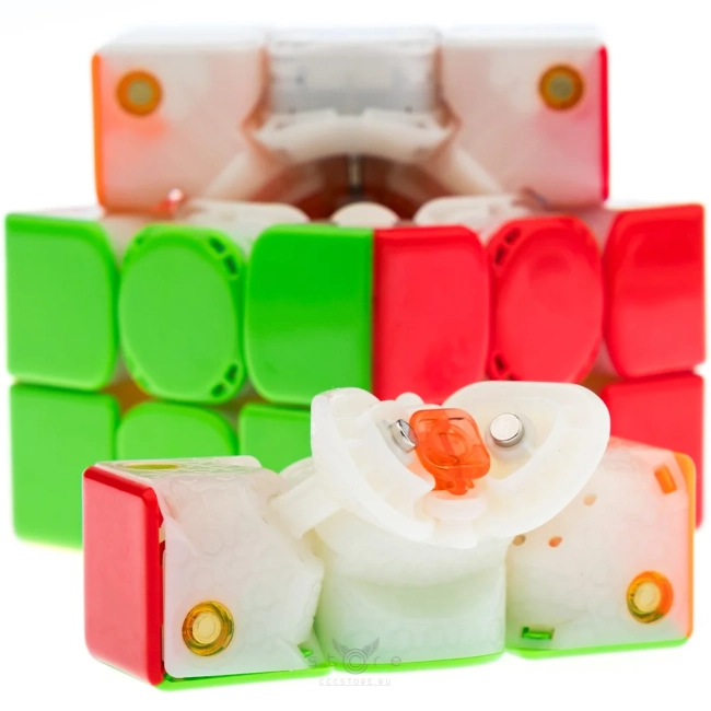купить кубик Рубика yj 3x3x3 meta3 (8-magnet ball-core + uv)