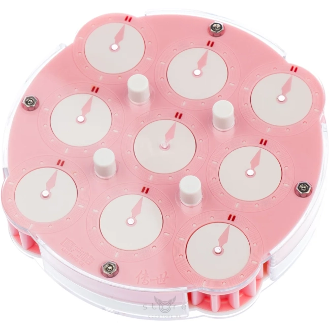 купить головоломку qiyi mofangge clock v2 m pink limited