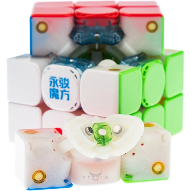 купить кубик Рубика yj 3x3x3 meta3 (wing-magnetic + 8-magnet ball-core + uv)