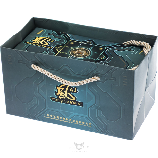 купить кубик Рубика qiyi mofangge x-man 3x3x3 tornado v4 m ai uv (power bank)