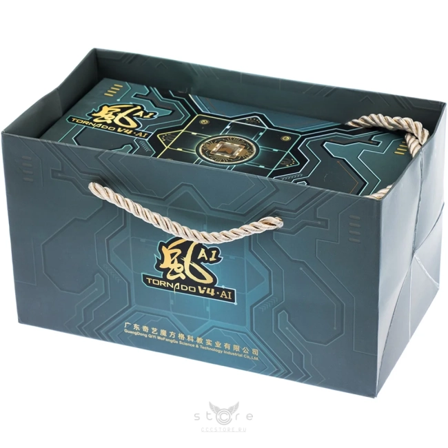 купить кубик Рубика qiyi mofangge x-man 3x3x3 tornado v4 m ai uv (power bank)