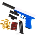 купить игрушечное оружие пистолет glock / мягкие пули