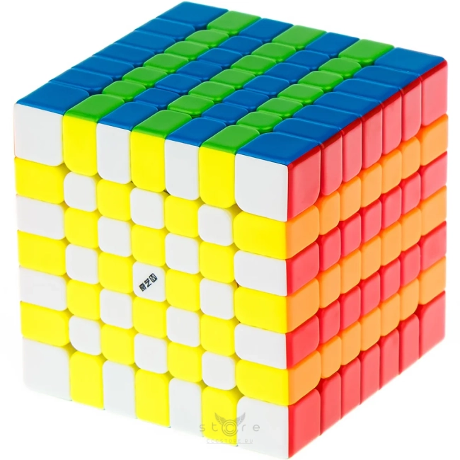 купить кубик Рубика qiyi mofangge 7x7x7 m pro (ball-core uv)