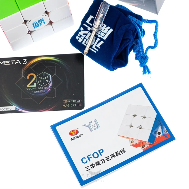 купить кубик Рубика yj 3x3x3 meta3 magnetic