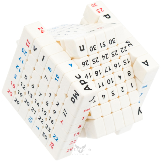 купить кубик Рубика z-cube + tribox 7x7x7 calendar m