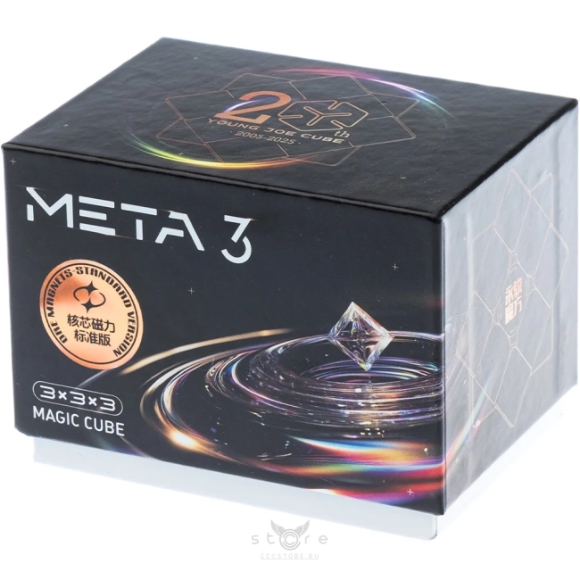 купить кубик Рубика yj 3x3x3 meta3 (8-magnet ball-core + uv)