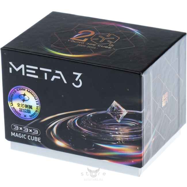купить кубик Рубика yj 3x3x3 meta3 (wing-magnetic + 8-magnet ball-core + uv)