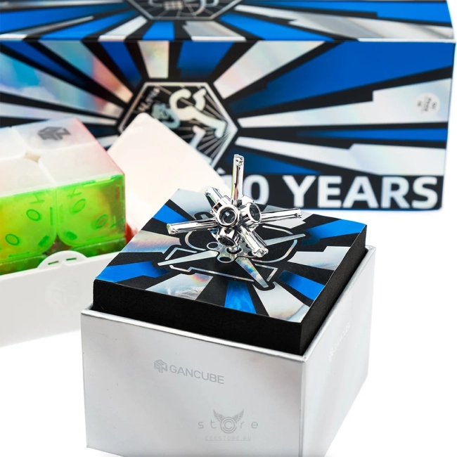 купить кубик Рубика gan 2x2x2 251 m leap uv (10th anniversary edition)