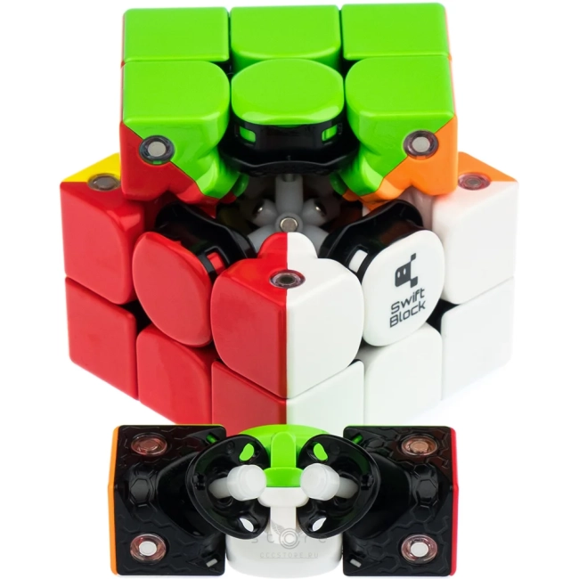 купить кубик Рубика gan 355s 3x3x3 swift block super m maglev uv