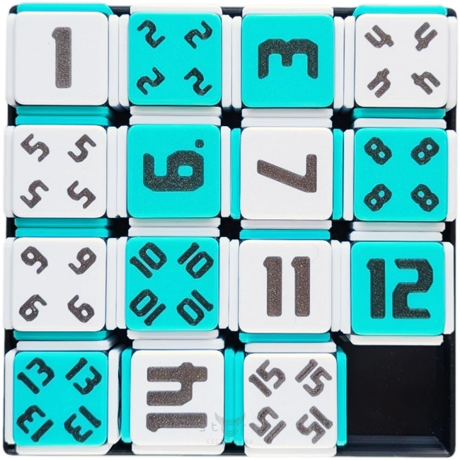 купить головоломку pluton's fifteen cubes shifting puzzle