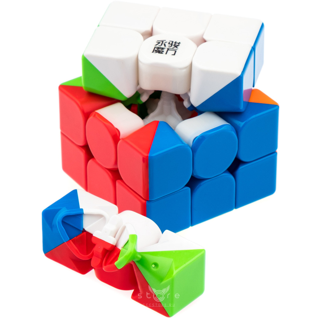 купить кубик Рубика yj 3x3x3 yulong v3 m (clicky+uv)