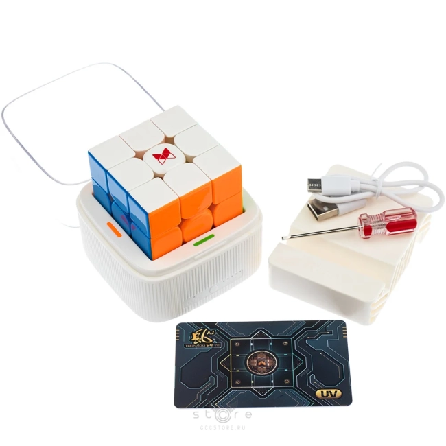 купить кубик Рубика qiyi mofangge x-man 3x3x3 tornado v4 m ai uv (power bank)