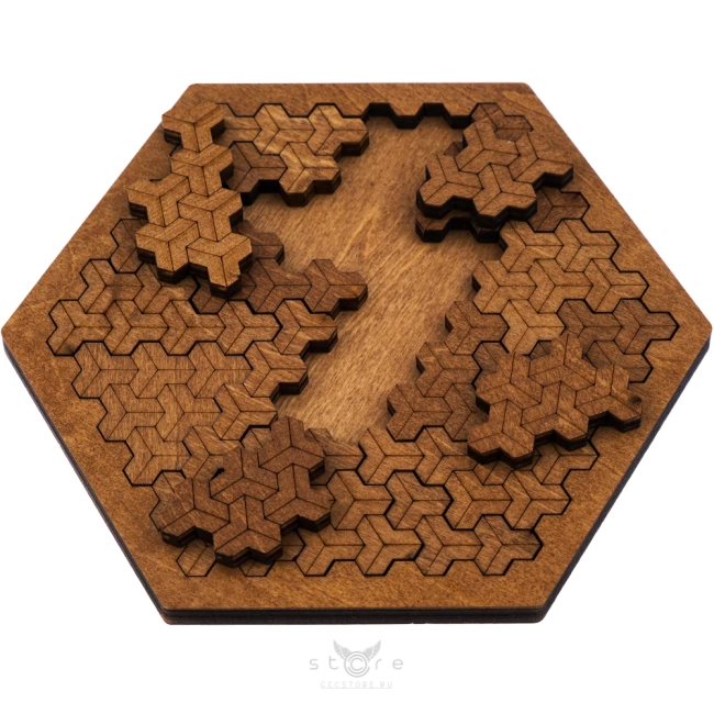 купить головоломку деревянная головоломка hexagon puzzle