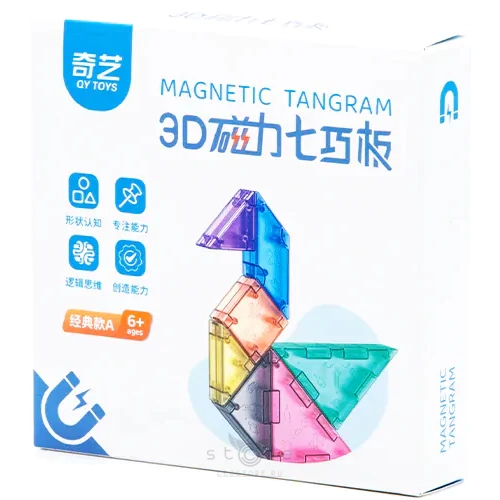 купить головоломку qiyi mofangge tangram magnetic (version a)