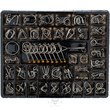 купить головоломку набор из 80 металлических головоломок