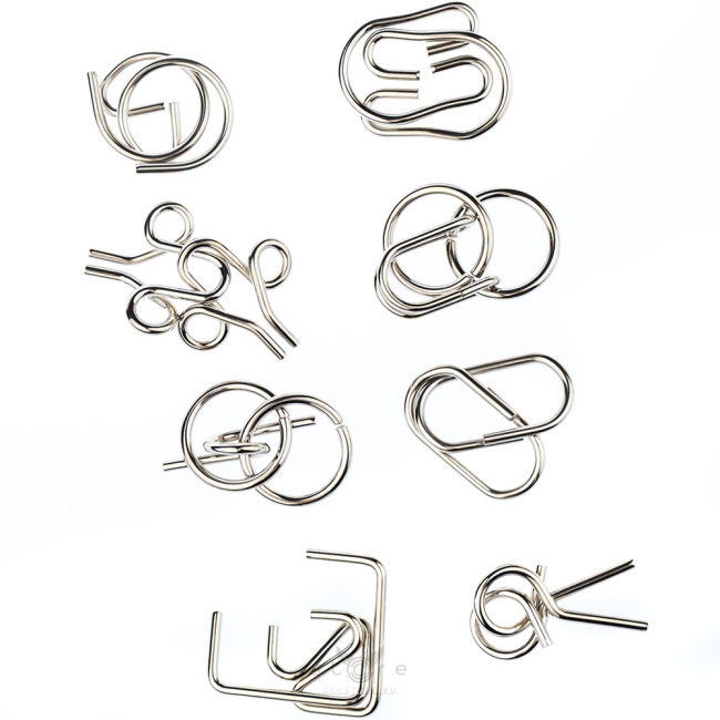 купить головоломку набор металлических головоломок 8