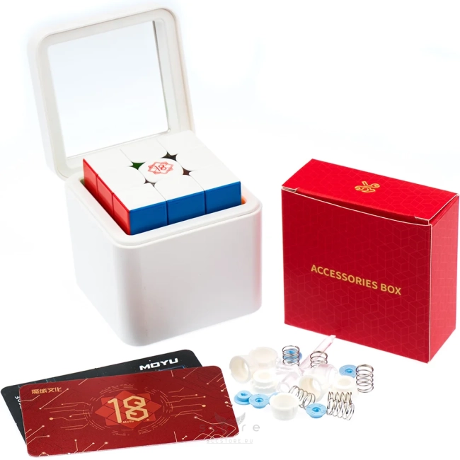 купить кубик Рубика moyu 3x3x3 super weilong v2 20-magnet ball-core + maglev + uv (18th anniversary edition)