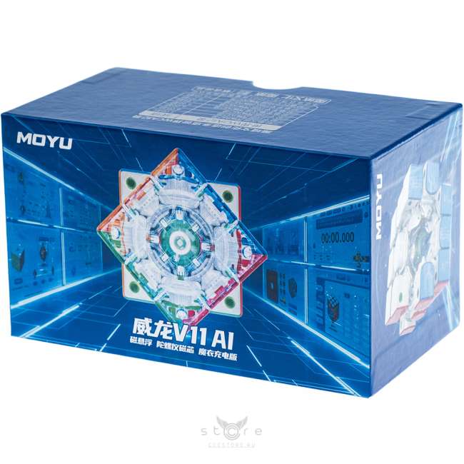 купить кубик Рубика moyu 3x3x3 weilong v11 ai 8-magnet ball core maglev uv