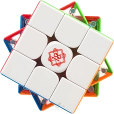 купить кубик Рубика moyu 3x3x3 super weilong v2 20-magnet ball-core + maglev + uv (18th anniversary edition)
