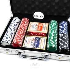 купить профессиональный набор для игры в покер &quot;dice 200&quot;