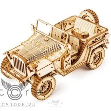 купить деревянный конструктор robotime — army jeep