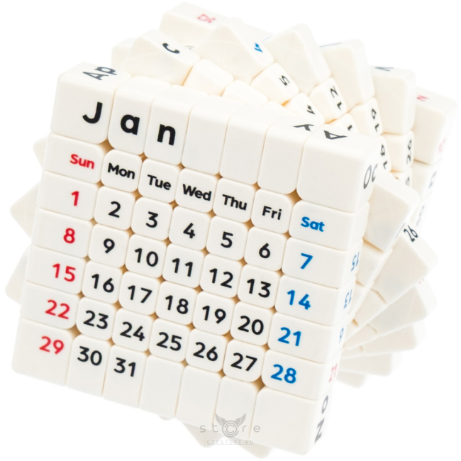 купить кубик Рубика z-cube + tribox 7x7x7 calendar m