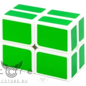 HelloCube Flat 2x2x2 Бело-зеленый
