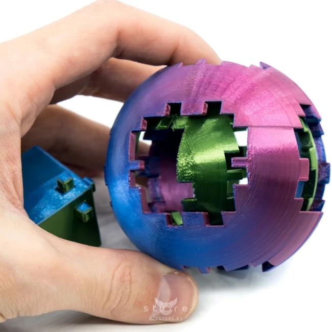 купить головоломку куб в сферах 3д печатная головоломка
