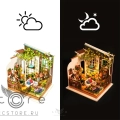 купить интерьерный конструктор robotime — miller's flower house