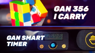Обзор на новый умный кубик Gan 356 I Carry и первый беспроводной таймер Gan Smart Timer
