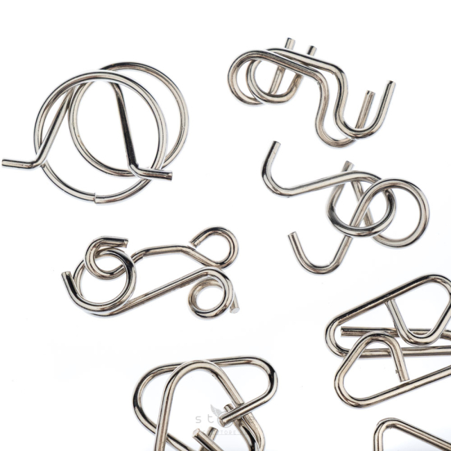 купить головоломку набор металлических головоломок 8