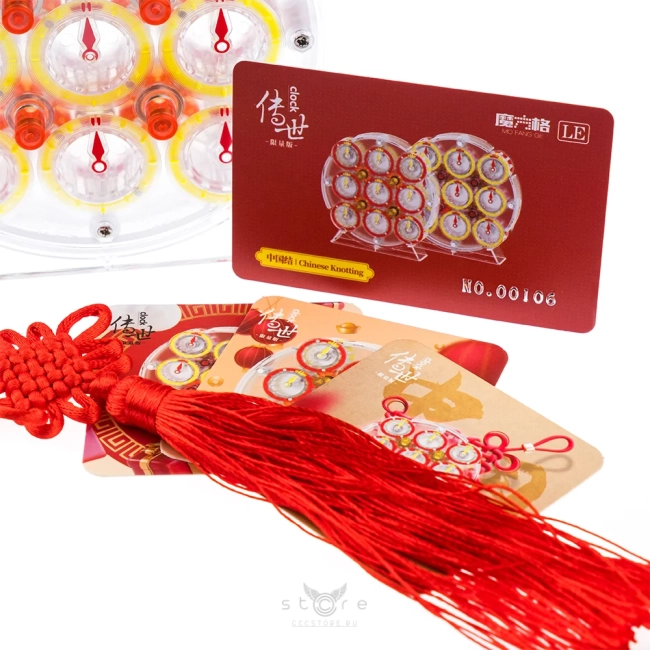 купить головоломку qiyi mofangge clock v2 m limited chinese new year 2025